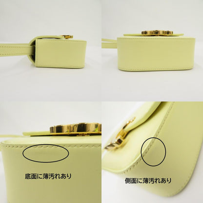 CELINE | セリーヌ トリオンフ ミニ クロード ショルダーバッグ 10I513DPV.11OY ライトイエロー【瀬戸大橋店】