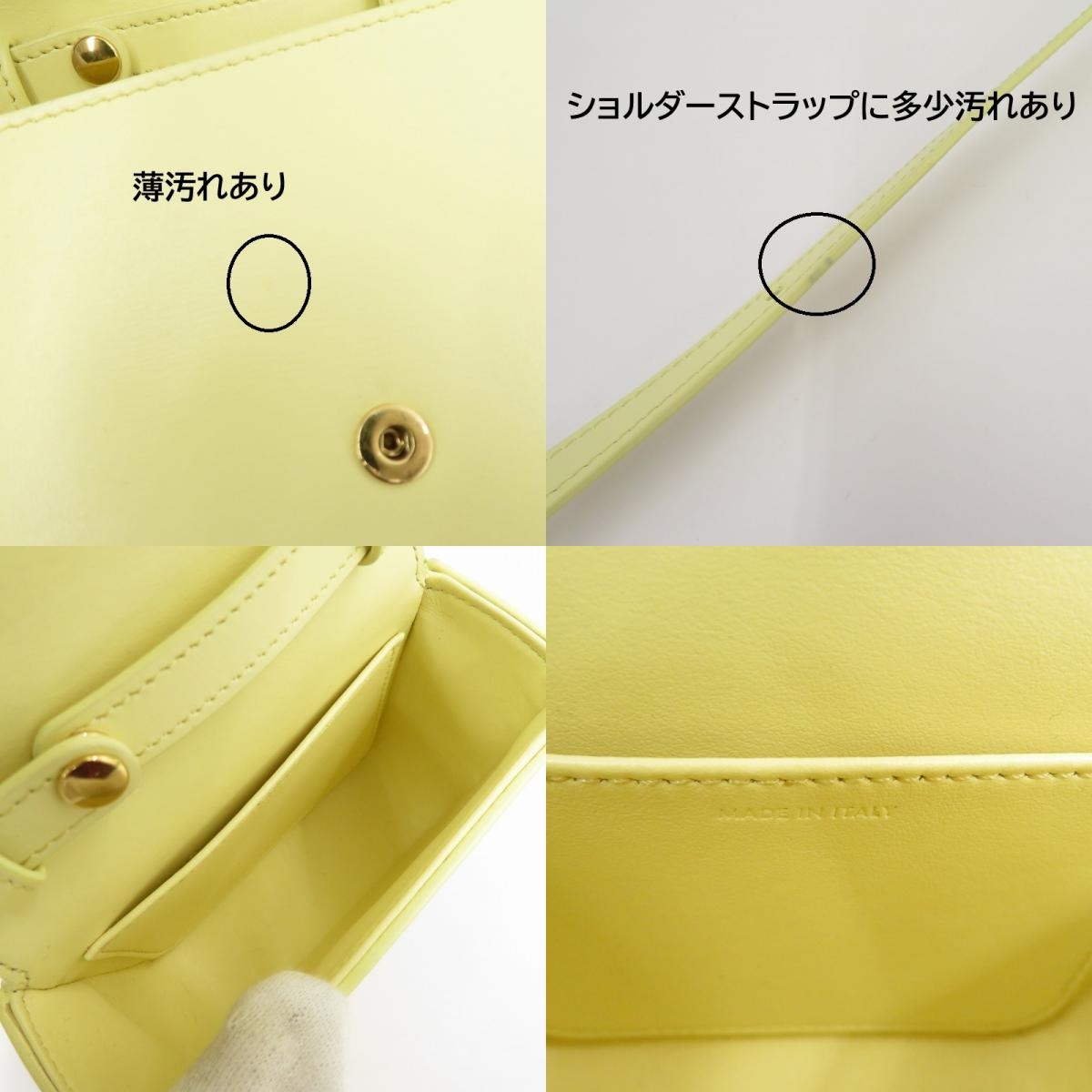 CELINE | セリーヌ トリオンフ ミニ クロード ショルダーバッグ 10I513DPV.11OY ライトイエロー【瀬戸大橋店】