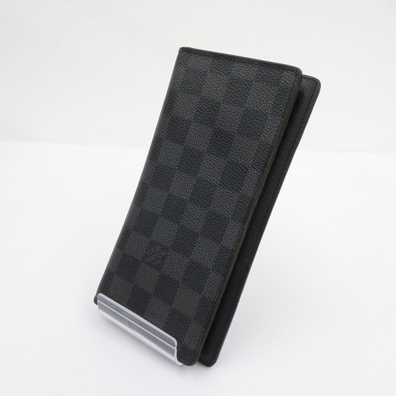 LOUIS VUITTON | ルイ・ヴィトン ダミエ グラフィット ポルトフォイユ・ロン 長財布 N62227 ブラック【瀬戸大橋店】