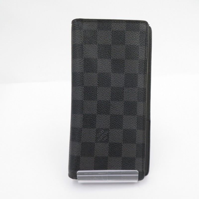LOUIS VUITTON | ルイ・ヴィトン ダミエ グラフィット ポルトフォイユ・ロン 長財布 N62227 ブラック【瀬戸大橋店】