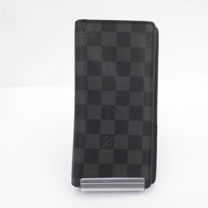 LOUIS VUITTON | ルイ・ヴィトン ダミエ グラフィット ポルトフォイユ・ロン 長財布 N62227 ブラック【瀬戸大橋店】