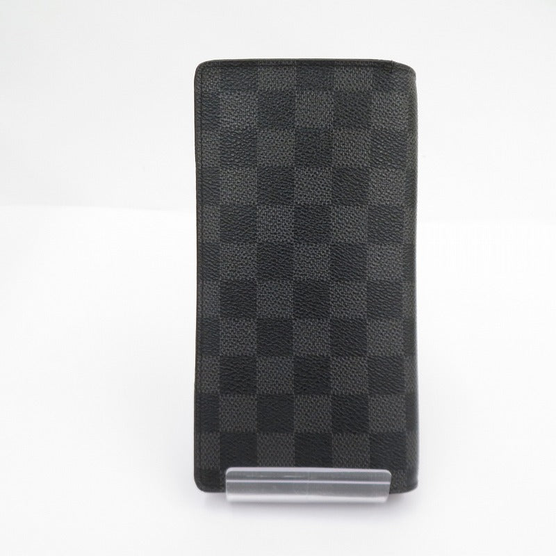 LOUIS VUITTON | ルイ・ヴィトン ダミエ グラフィット ポルトフォイユ・ロン 長財布 N62227 ブラック【瀬戸大橋店】