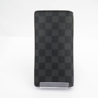 LOUIS VUITTON | ルイ・ヴィトン ダミエ グラフィット ポルトフォイユ・ロン 長財布 N62227 ブラック【瀬戸大橋店】