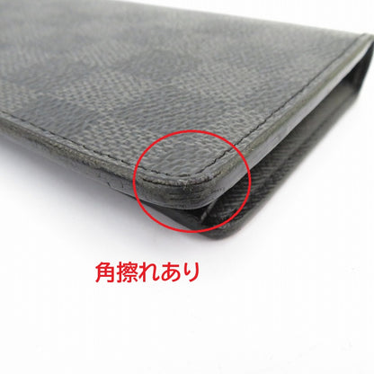 LOUIS VUITTON | ルイ・ヴィトン ダミエ グラフィット ポルトフォイユ・ロン 長財布 N62227 ブラック【瀬戸大橋店】