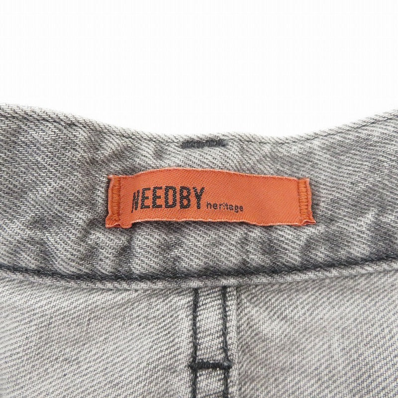 NEEDBY heritage デニムパンツ B1M1003378LG サイズ：23 グレー【瀬戸大橋店】