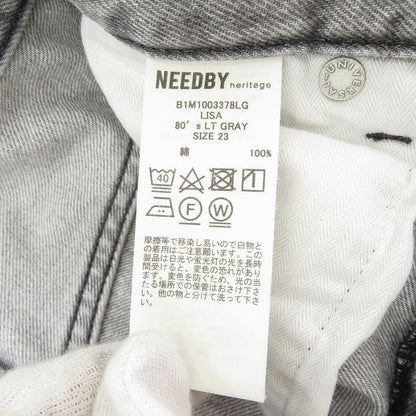 NEEDBY heritage デニムパンツ B1M1003378LG サイズ：23 グレー【瀬戸大橋店】