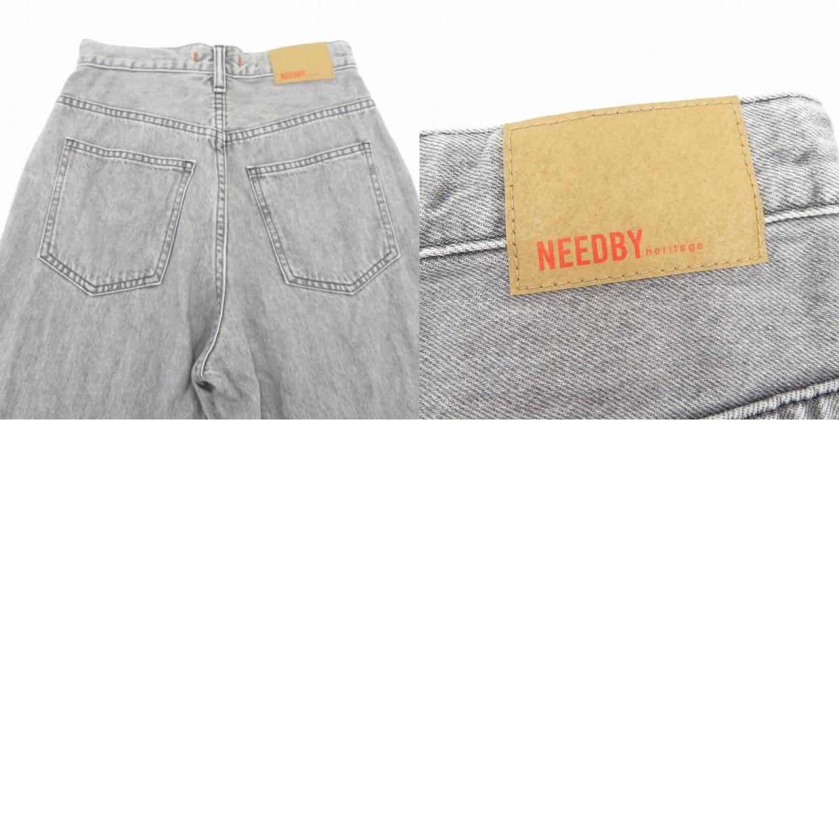 NEEDBY heritage デニムパンツ B1M1003378LG サイズ：23 グレー【瀬戸大橋店】