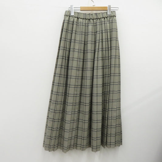 LE GLAZIK | ルグラジック タックギャザースカート スカート JL-5079YUN グレー サイズ：36【瀬戸大橋店】