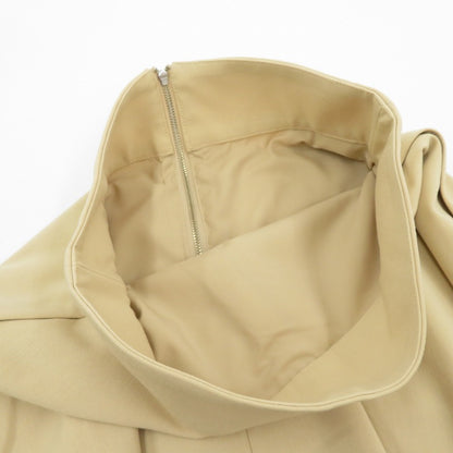 CLANE | クラネ W FACE FRONT ZIP FLARE SKIRT スカート 14109-6102 ベージュ サイズ：1【瀬戸大橋店】