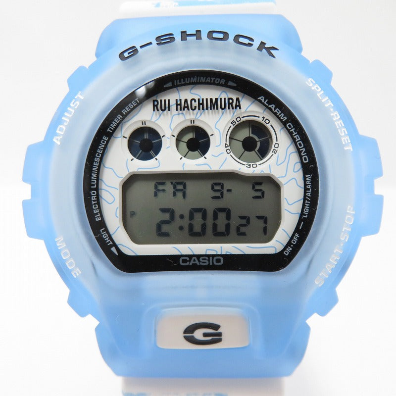 G-SHOCK | ジーショック 八村塁シグネチャーモデル 腕時計 DW-6900RH-2JR ブルー【瀬戸大橋店】
