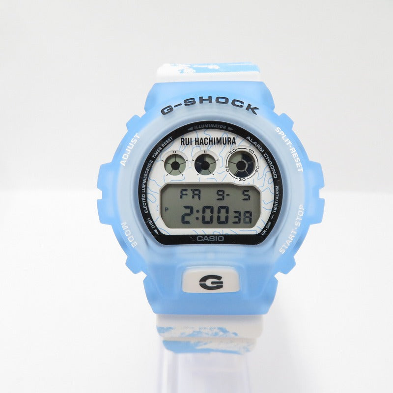 G-SHOCK | ジーショック 八村塁シグネチャーモデル 腕時計 DW-6900RH-2JR ブルー【瀬戸大橋店】