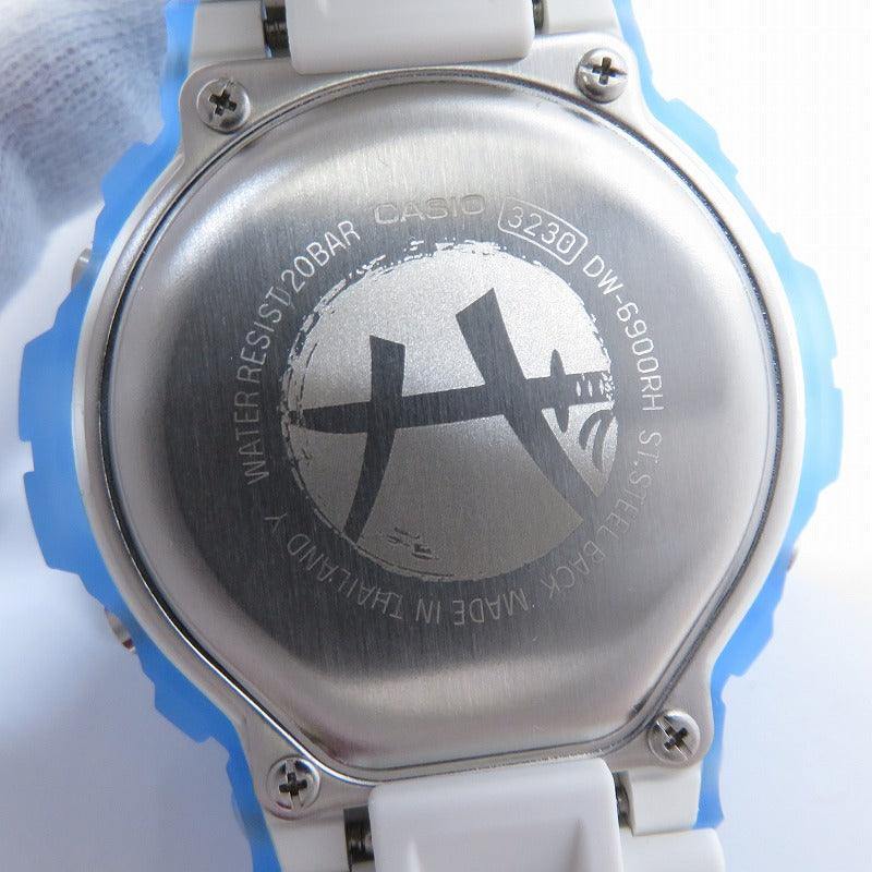 G-SHOCK | ジーショック 八村塁シグネチャーモデル 腕時計 DW-6900RH-2JR ブルー【瀬戸大橋店】
