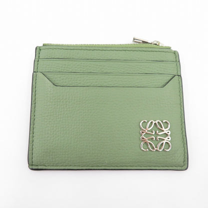LOEWE | ロエベ アナグラム スクエアジップ カードホルダーケース カードケース C821R80X01 ライトグリーン【瀬戸大橋店】