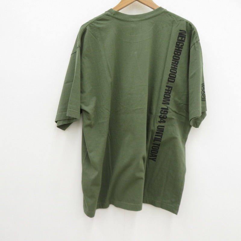 NEIGHBORHOOD | ネイバーフッド SPOT . TEE SS-7 半袖Ｔシャツ 251PCNH-ST12S カーキ サイズ：XL【瀬戸大橋店】