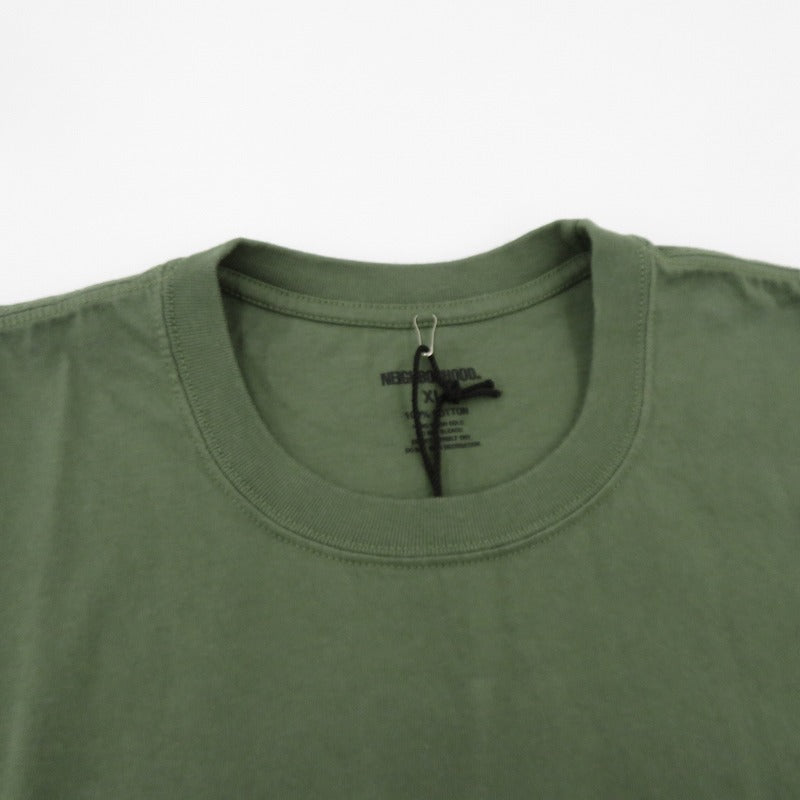NEIGHBORHOOD | ネイバーフッド SPOT . TEE SS-7 半袖Ｔシャツ 251PCNH-ST12S カーキ サイズ：XL【瀬戸大橋店】