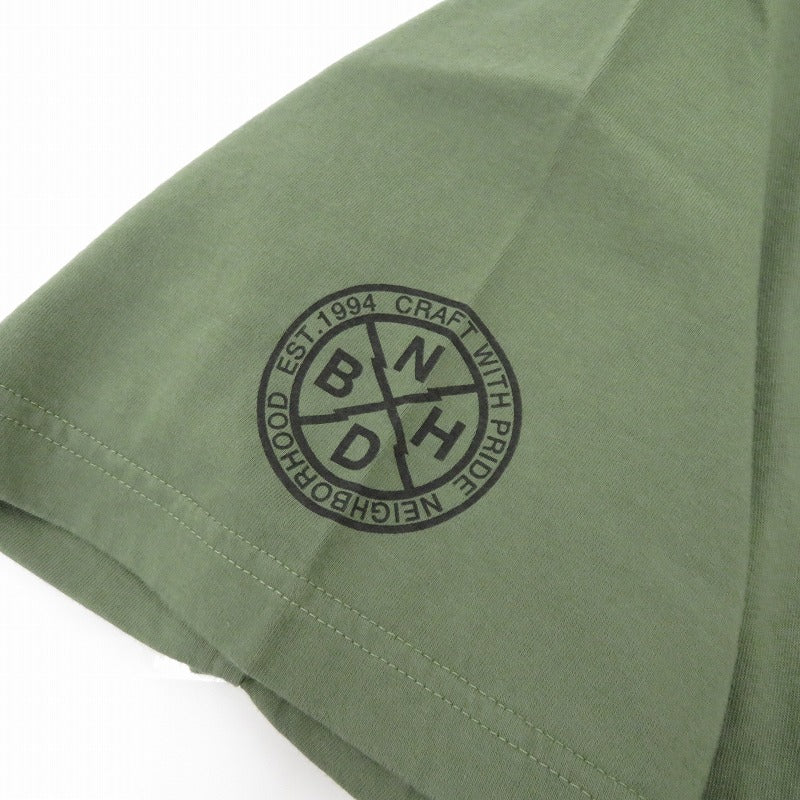 NEIGHBORHOOD | ネイバーフッド SPOT . TEE SS-7 半袖Ｔシャツ 251PCNH-ST12S カーキ サイズ：XL【瀬戸大橋店】