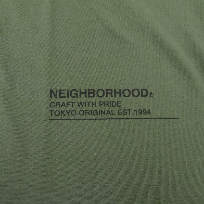 NEIGHBORHOOD | ネイバーフッド SPOT . TEE SS-7 半袖Ｔシャツ 251PCNH-ST12S カーキ サイズ：XL【瀬戸大橋店】