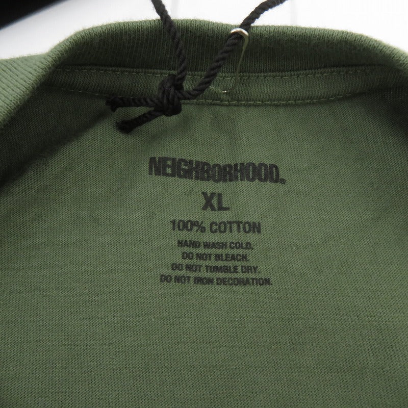 NEIGHBORHOOD | ネイバーフッド SPOT . TEE SS-7 半袖Ｔシャツ 251PCNH-ST12S カーキ サイズ：XL【瀬戸大橋店】