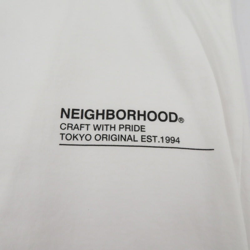 NEIGHBORHOOD | ネイバーフッド NH 251 SPOT . TEE SS-7 半袖Ｔシャツ 251PCNH-ST12S ホワイト サイズ：L【瀬戸大橋店】