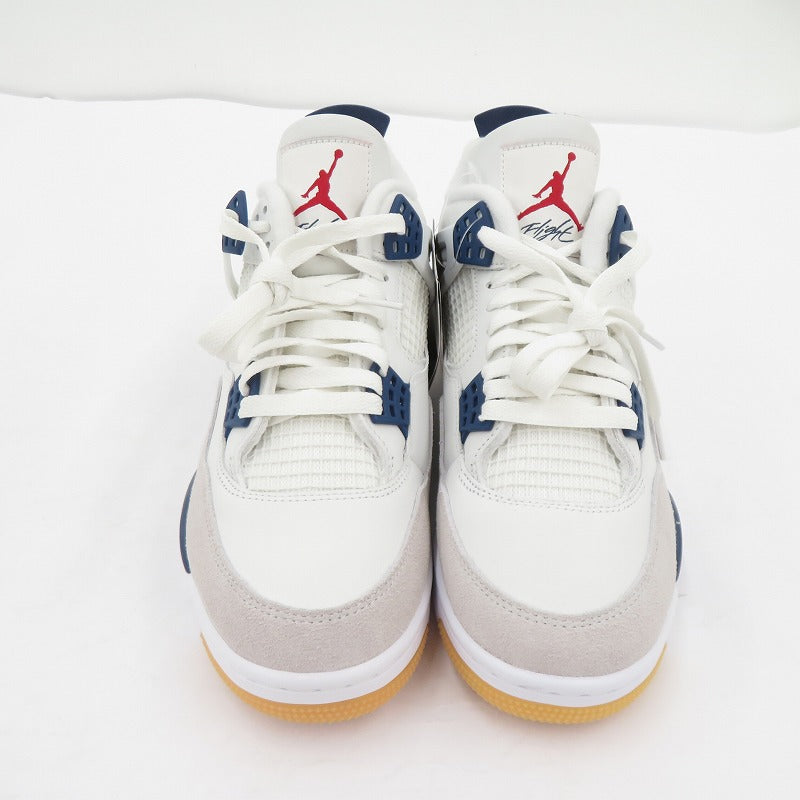 NIKE | ナイキ SB AJ4 Retro SP Summit White/Navy' スニーカー DR5415-100 サイズ:26.5cm ホワイト 26.5cm【瀬戸大橋店】