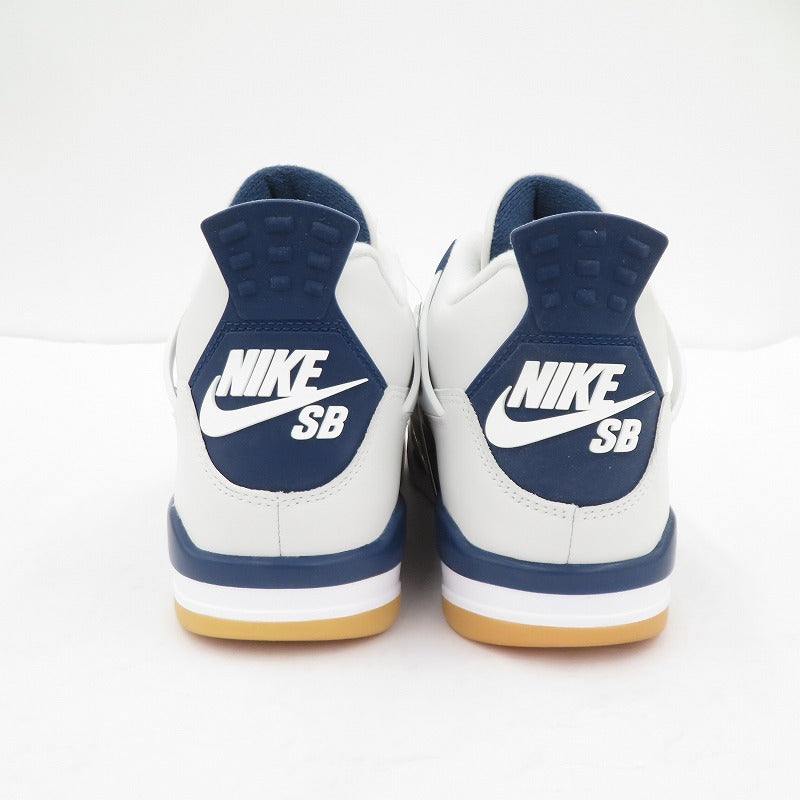 NIKE | ナイキ SB AJ4 Retro SP Summit White/Navy' スニーカー DR5415-100 サイズ:26.5cm ホワイト 26.5cm【瀬戸大橋店】