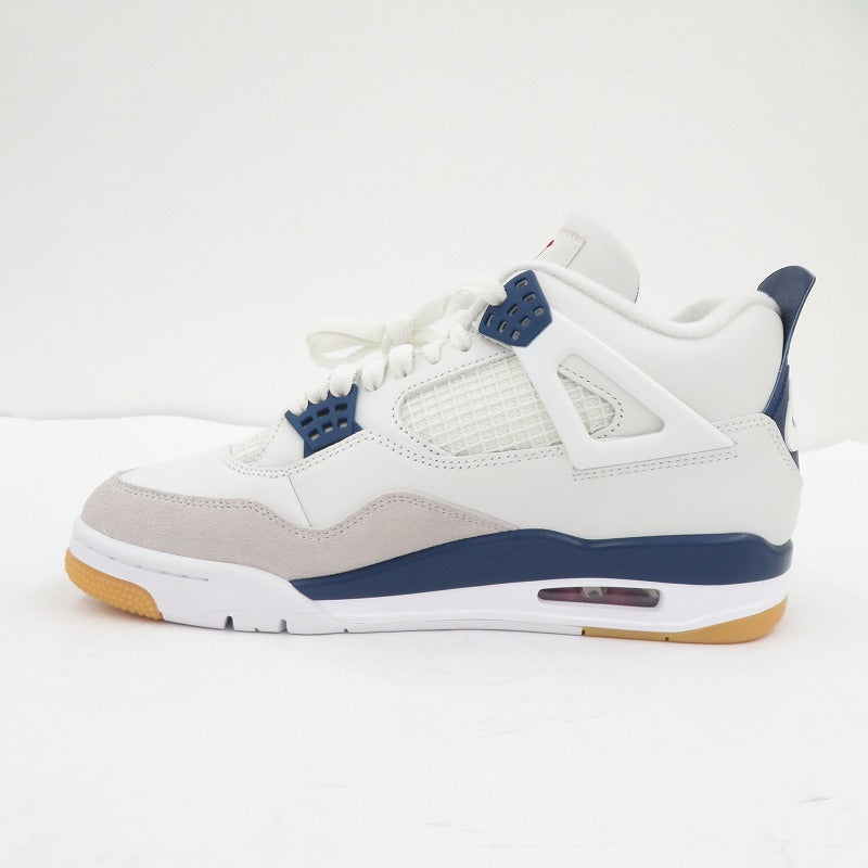 NIKE | ナイキ SB AJ4 Retro SP Summit White/Navy' スニーカー DR5415-100 サイズ:26.5cm ホワイト 26.5cm【瀬戸大橋店】
