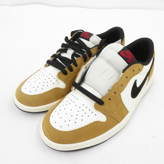 NIKE | ナイキ Air Jordan 1 Low OG スニーカー cz0790-107/'Rookie of the Year/Sail and Golden Harvest' FB鑑定済 サイズ:26.5cm ベージュ 26.5cm【瀬戸大橋店】