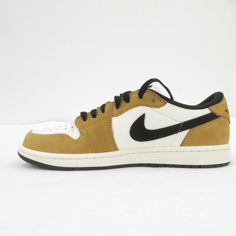 NIKE | ナイキ Air Jordan 1 Low OG スニーカー cz0790-107/'Rookie of the Year/Sail and Golden Harvest' FB鑑定済 サイズ:26.5cm ベージュ 26.5cm【瀬戸大橋店】