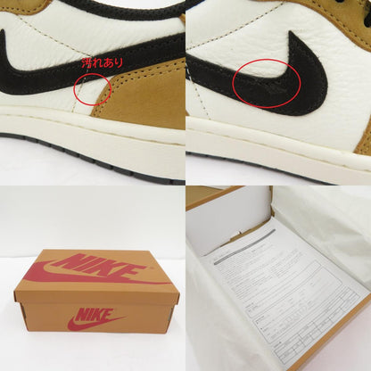 NIKE | ナイキ Air Jordan 1 Low OG スニーカー cz0790-107/'Rookie of the Year/Sail and Golden Harvest' FB鑑定済 サイズ:26.5cm ベージュ 26.5cm【瀬戸大橋店】
