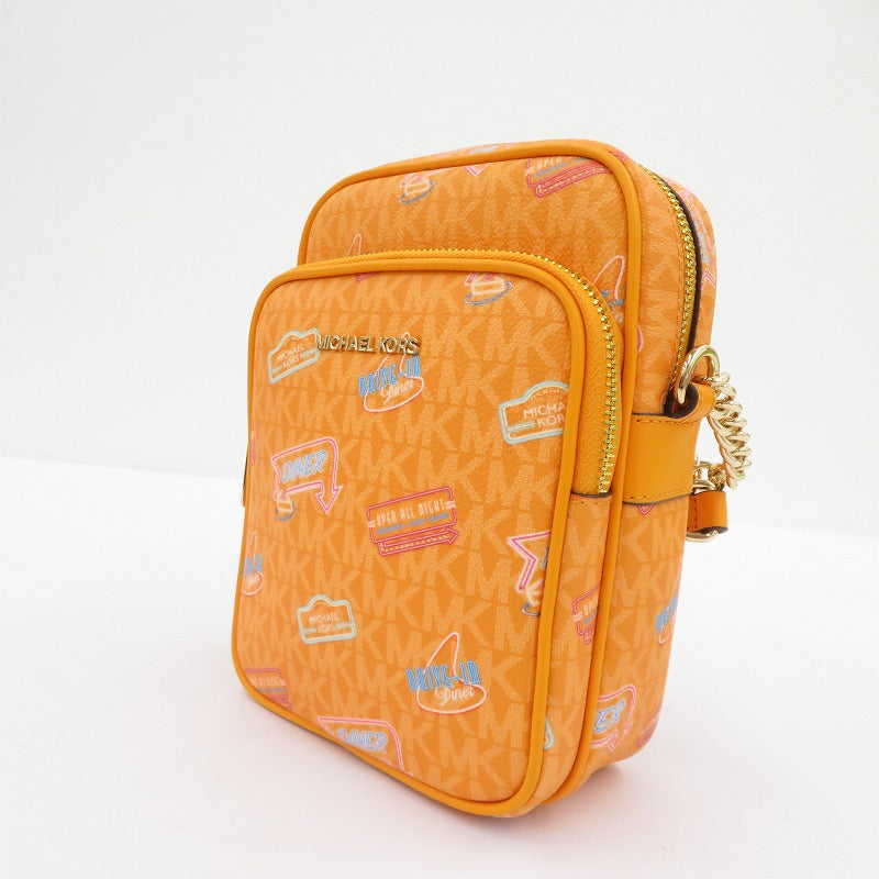 Michael Kors | マイケルコース JET SET TRAVEL ショルダーバッグ 35T5GTVC2I オレンジ【瀬戸大橋店】