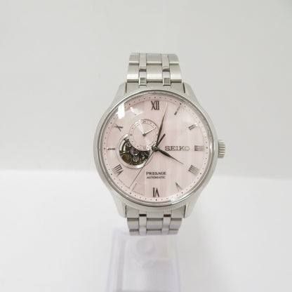 SEIKO | セイコー PRESAGE Japanese Garden アナログ自動巻き 腕時計 SARY261 シルバー × ピンク 文字盤ピンク【瀬戸大橋店】