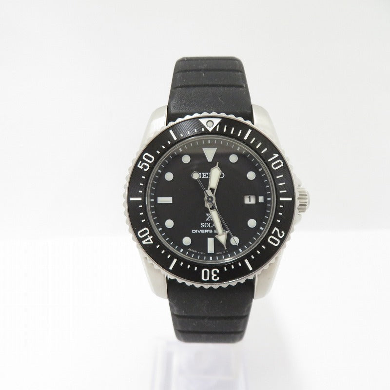 SEIKO | セイコー Prospex Diver Scuba アナログソーラー 腕時計 SBDN075 ブラック 文字盤ブラック【瀬戸大橋店】