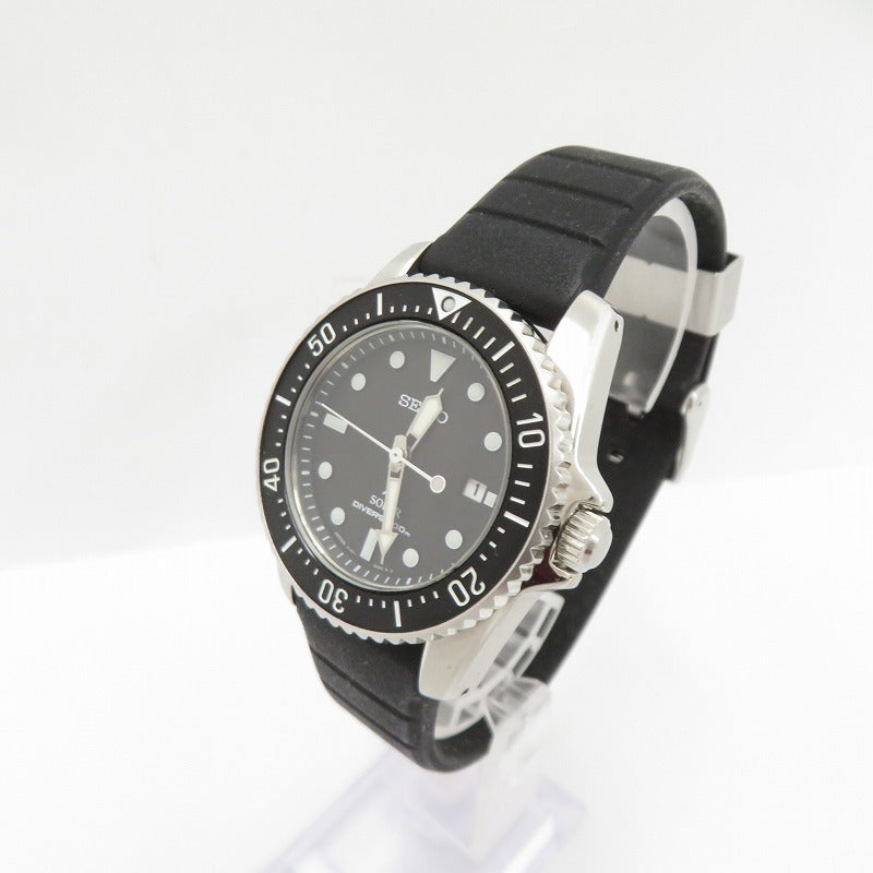 SEIKO | セイコー Prospex Diver Scuba アナログソーラー 腕時計 SBDN075 ブラック 文字盤ブラック【瀬戸大橋店】