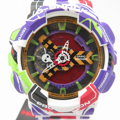 G-SHOCK | ジーショック ×エヴァンゲリオン 30th ANNIVERSARY デジタルクォーツ 腕時計 :GA-110EVA30-7AJR ホワイト【瀬戸大橋店】