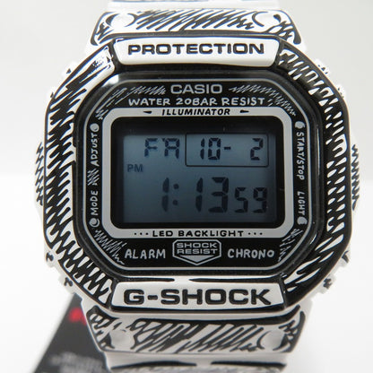 G-SHOCK | ジーショック ×Joshua Vides デジタルクォーツ 腕時計 DW-5600JV-7JR ブラック【瀬戸大橋店】