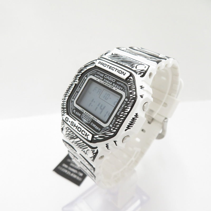 G-SHOCK | ジーショック ×Joshua Vides デジタルクォーツ 腕時計 DW-5600JV-7JR ブラック【瀬戸大橋店】