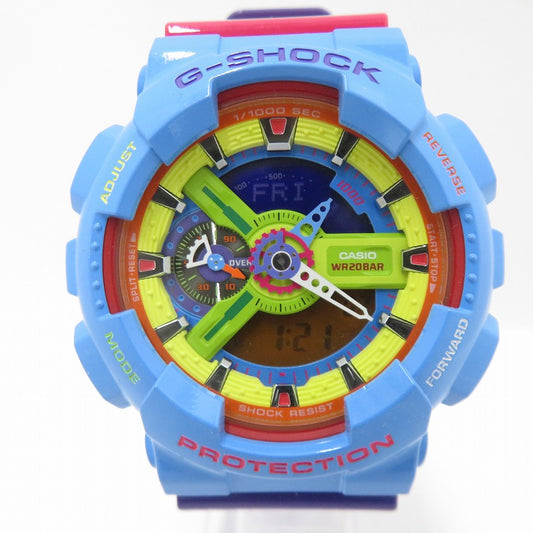 G-SHOCK | ジーショック ×中野シロウ G-SHOCK MAN デジタルクォーツ 腕時計 GA-110F-2JR マルチカラー【瀬戸大橋店】