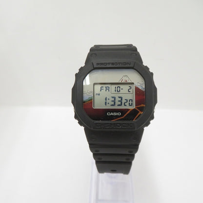 G-SHOCK | ジーショック 富嶽三十六景「山下白雨」 デジタルクォーツ 腕時計 DW-5600KHSH25-1JR ブラック【瀬戸大橋店】