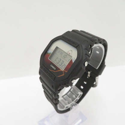 G-SHOCK | ジーショック 富嶽三十六景「山下白雨」 デジタルクォーツ 腕時計 DW-5600KHSH25-1JR ブラック【瀬戸大橋店】