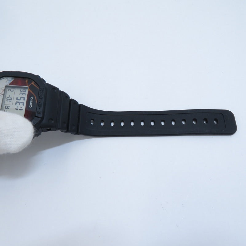G-SHOCK | ジーショック 富嶽三十六景「山下白雨」 デジタルクォーツ 腕時計 DW-5600KHSH25-1JR ブラック【瀬戸大橋店】