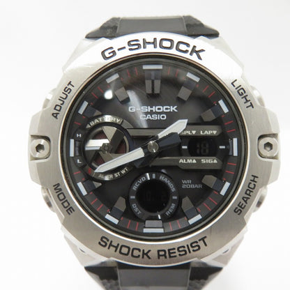 G-SHOCK | ジーショック G-STEEL アナデジソーラー 腕時計 GST-B400-1AJF ブラック 文字盤ブラック【瀬戸大橋店】