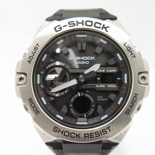 G-SHOCK | ジーショック G-STEEL アナデジソーラー 腕時計 GST-B400-1AJF ブラック 文字盤ブラック【瀬戸大橋店】