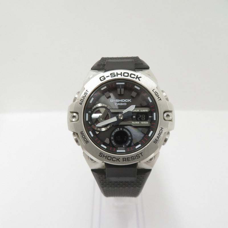 G-SHOCK | ジーショック G-STEEL アナデジソーラー 腕時計 GST-B400-1AJF ブラック 文字盤ブラック【瀬戸大橋店】