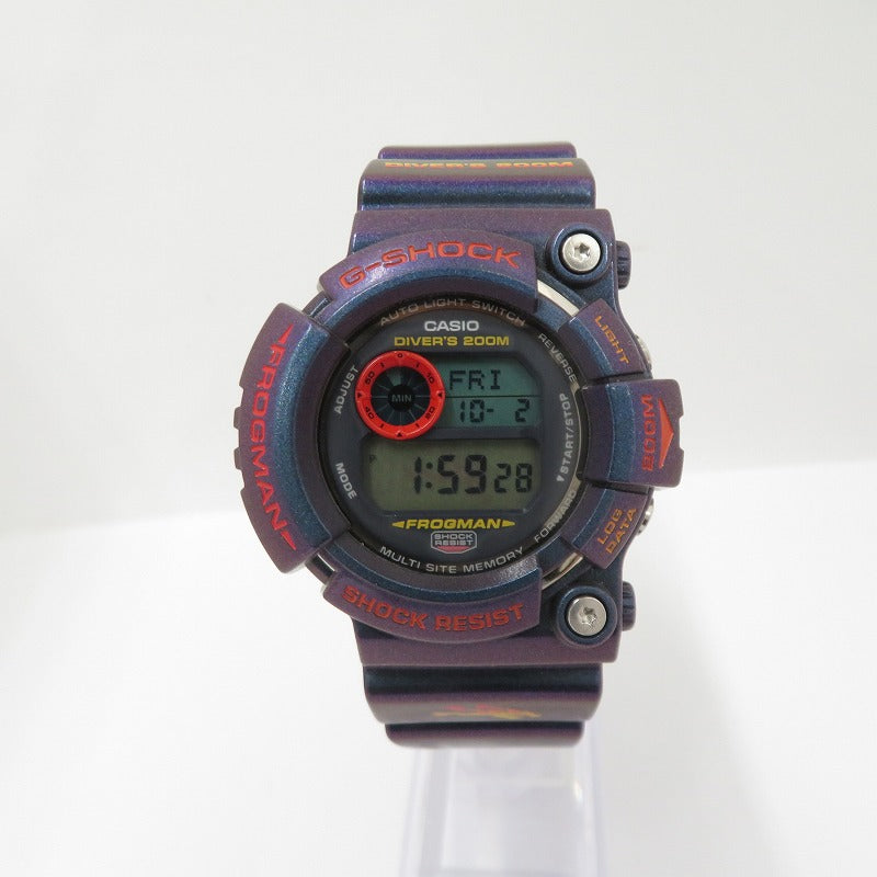 G-SHOCK | ジーショック FROGMAN 毒蛙 デジタルクォーツ 腕時計 GW-201-6JF ネイビー【瀬戸大橋店】