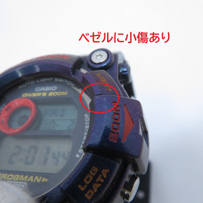 G-SHOCK | ジーショック FROGMAN 毒蛙 デジタルクォーツ 腕時計 GW-201-6JF ネイビー【瀬戸大橋店】