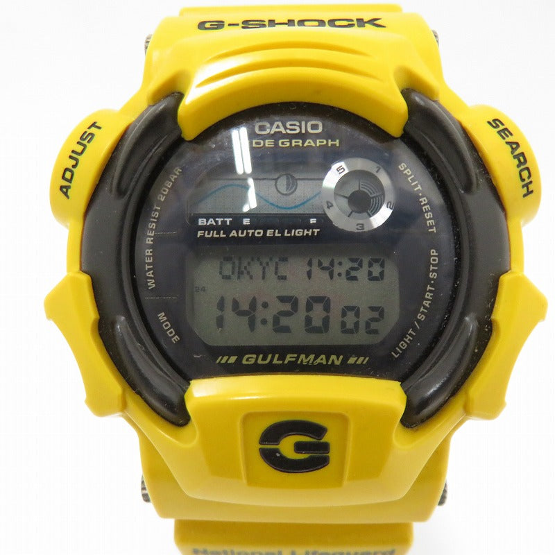 G-SHOCK | ジーショック GULFMAN デジタルソーラー 腕時計 DW-9700UL-9T イエロー【瀬戸大橋店】