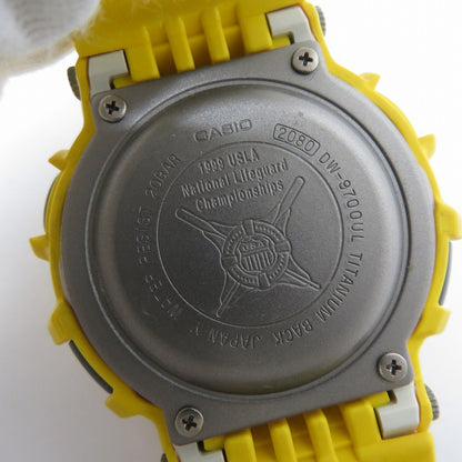 G-SHOCK | ジーショック GULFMAN デジタルソーラー 腕時計 DW-9700UL-9T イエロー【瀬戸大橋店】