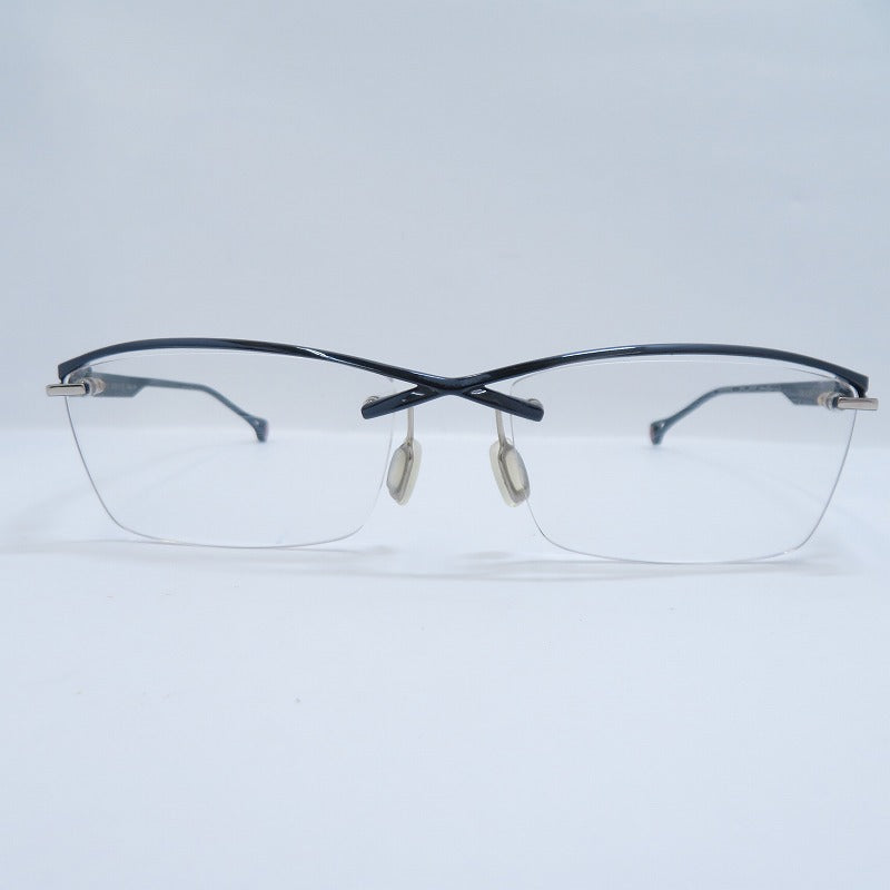 ken okuyama eyes 伊達メガネ メガネ KO-218 サイズ：55□17-135 ブルー【瀬戸大橋店】