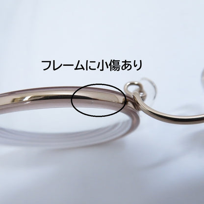 propo HINA ※度入り メガネ サイズ：45□22 138 ゴールド【瀬戸大橋店】