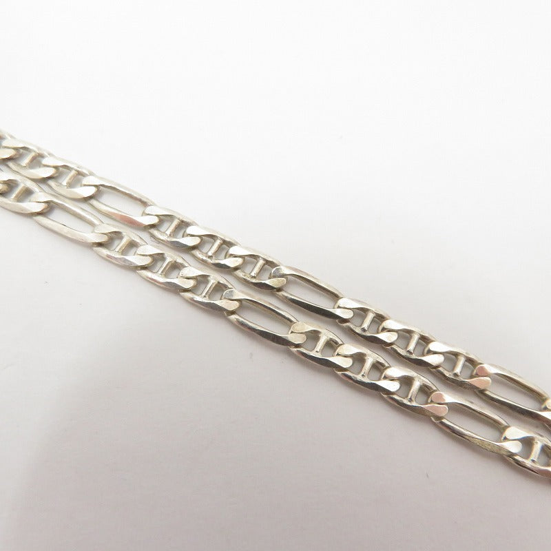 ANTIDOTE BUYERS CLUB | アンチドートバイヤーズクラブ Stud Link Figaro Narrow Chain ネックレス RX-1015 シルバー【瀬戸大橋店】
